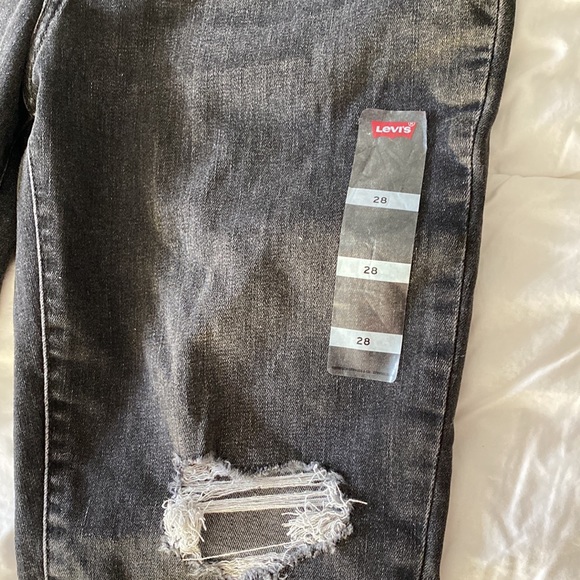🛍️NWT - LEVIS 721 High-Rise Skinny Ankle Black Jeans - Picture 5 of 6